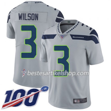 Herren Seattle Seahawks Trikot Russell Wilson 3 Nike Alternate 100th